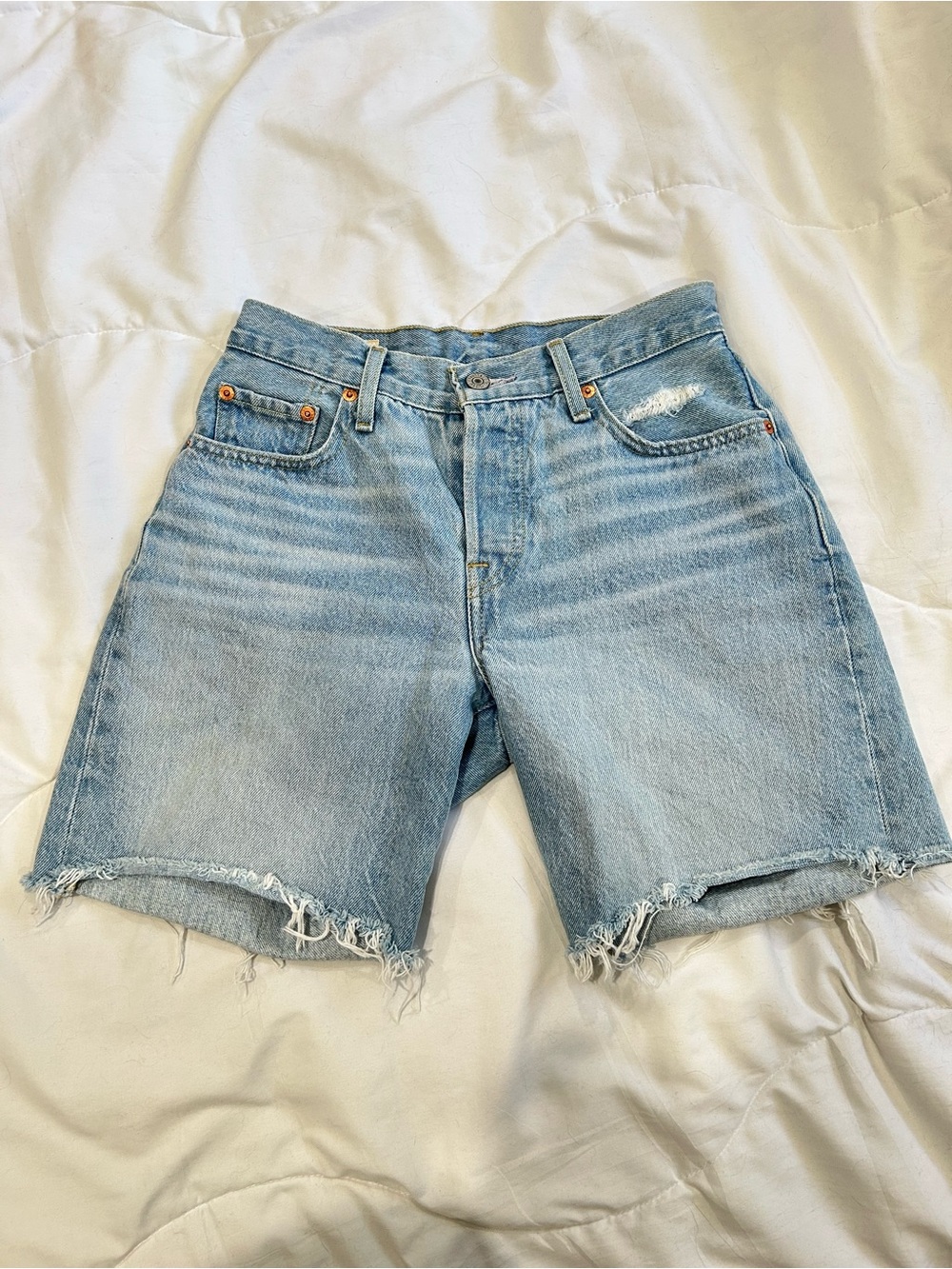 Levi’s 90’s 501 Blue Denim Cutoff Shorts